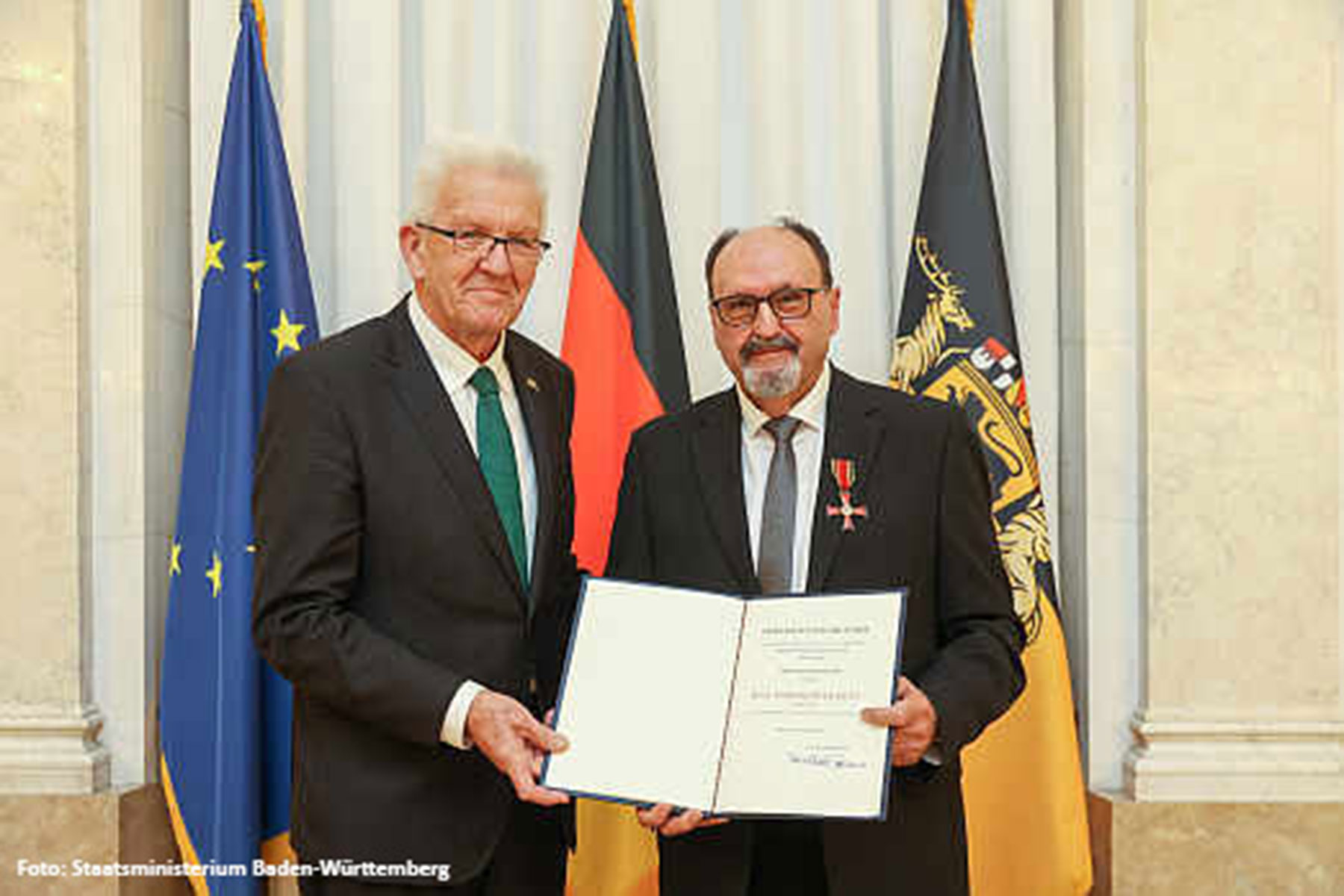 Der ehemalige Vorsitzende Konrad Ritter mit Bundesverdienstkreuz ausgezeichnet
